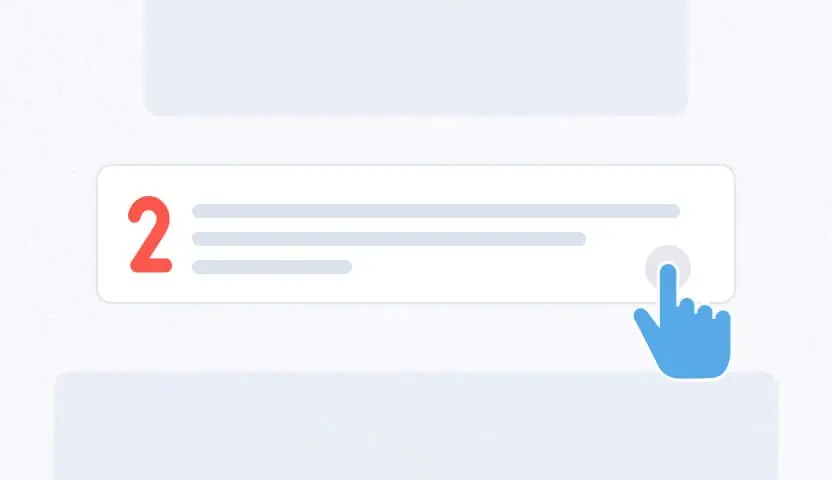 画面上のアシスタントがステップ2を案内。